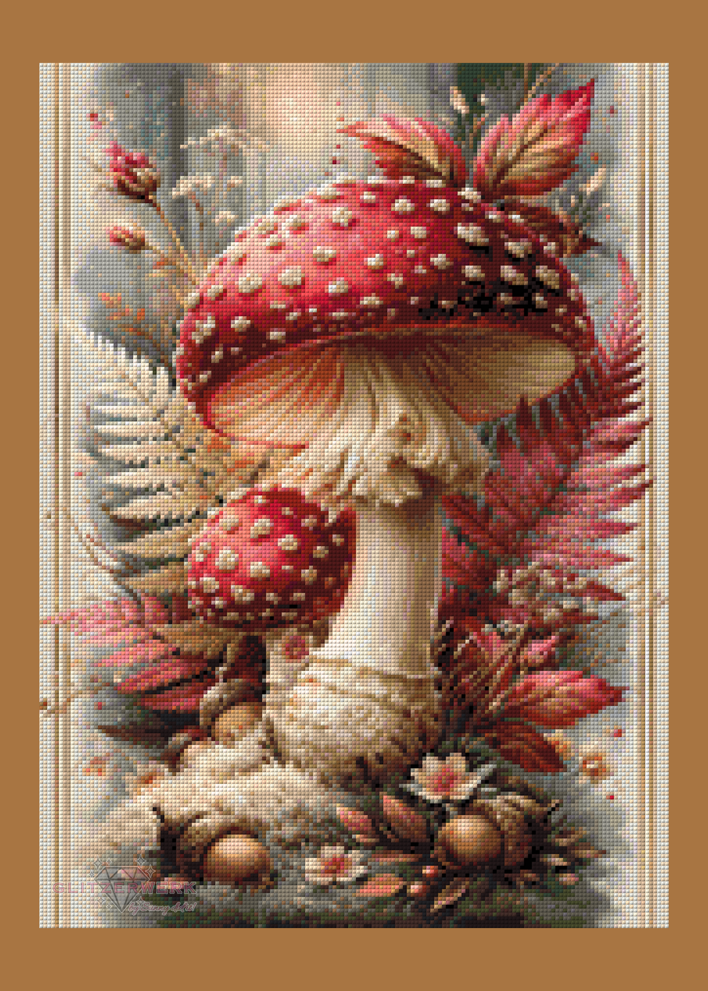 Pilze by Funkelreich 40x55cm 85 Farben