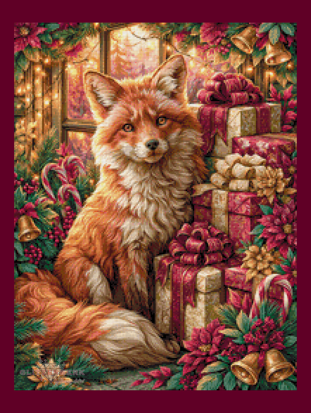 Geschenkefuchs by Funkelreich 50x75cm 125 Farben