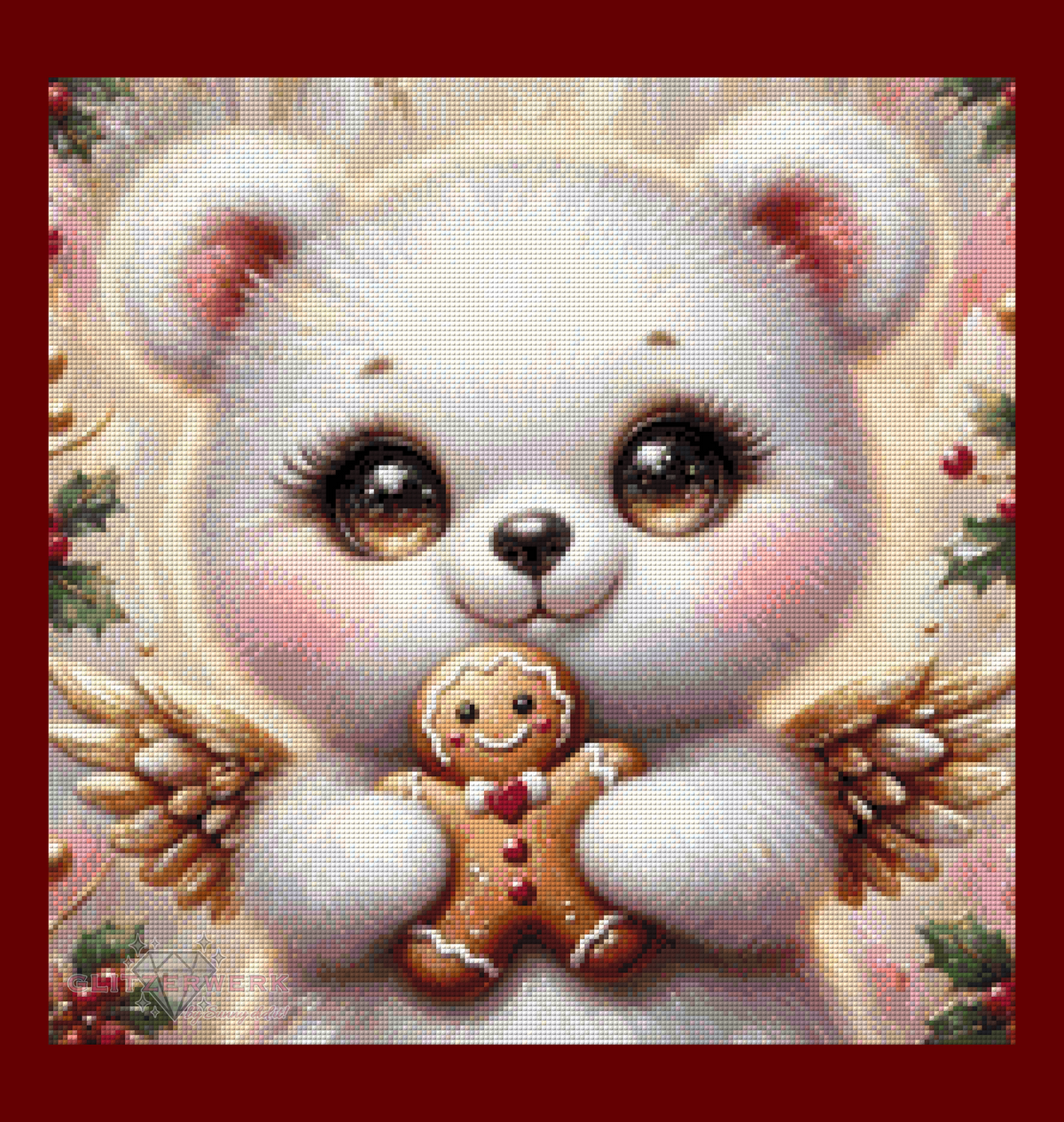 Engelbärchen by Teddy's Kreativchaos 50x50cm 90 Farben