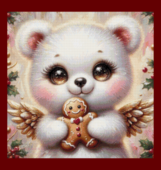 Engelbärchen by Teddy's Kreativchaos 50x50cm 90 Farben
