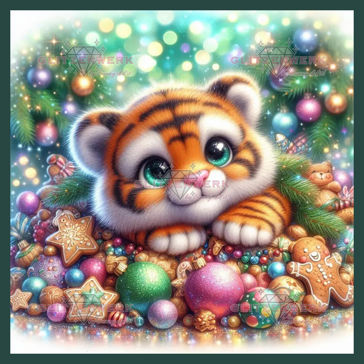 Plätzchenzeit by Teddy's Kreativchaos 50x50cm 120 Farben