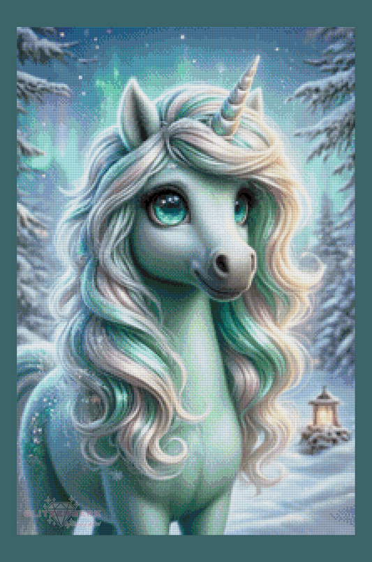 Green Unicorn by Teddy's Kreativchaos 50x75cm 95 Farben