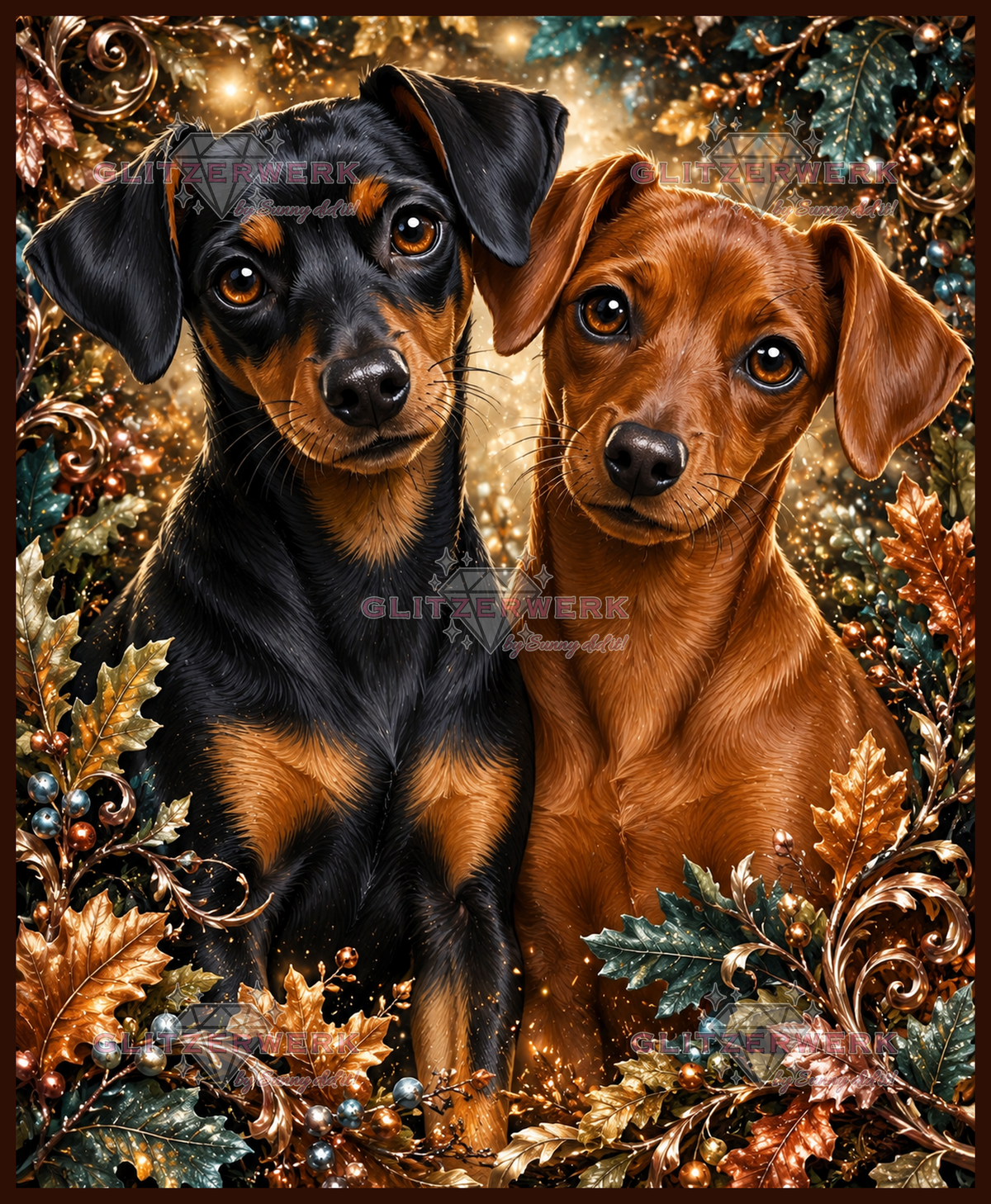 Terrorzwerge by Funkelreich 90x110cm 150 Farben