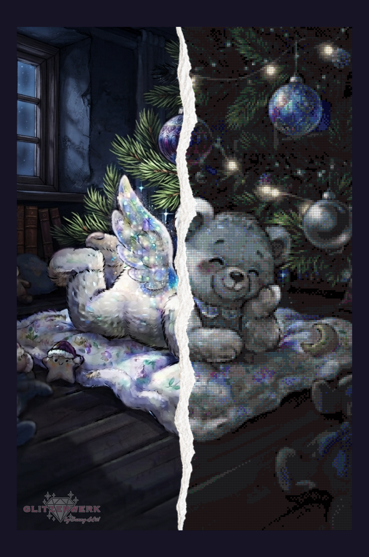 Christmas Dreams by MbS-Ai 50x75cm 70 Farben