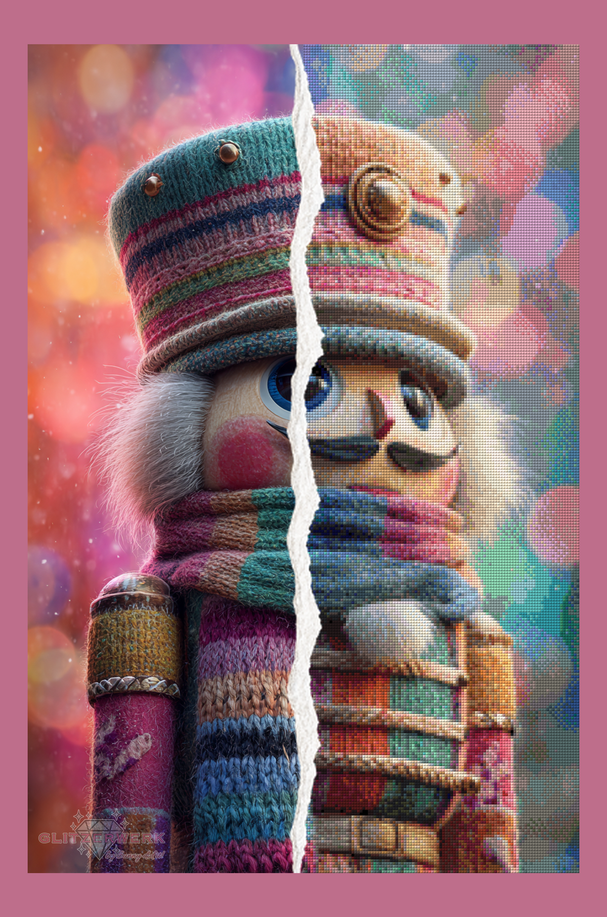 Nussknacker by Kreativköter Mr. Clay 50x75cm 110 Farben