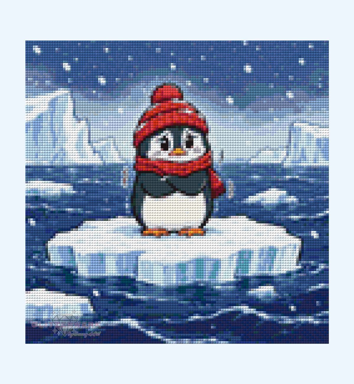 Eispinguin by Tamina 30x30cm 54 Farben mit 2x Sonderfarben