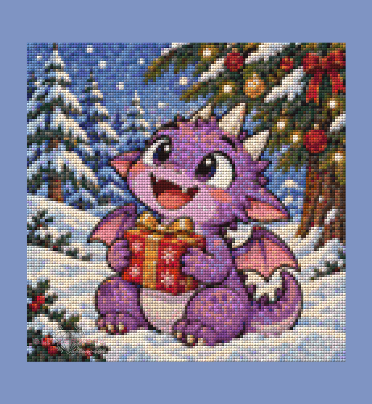 Drachengeschenk by Tamina 30x30cm 84 Farben mit 3x Sonderfarben