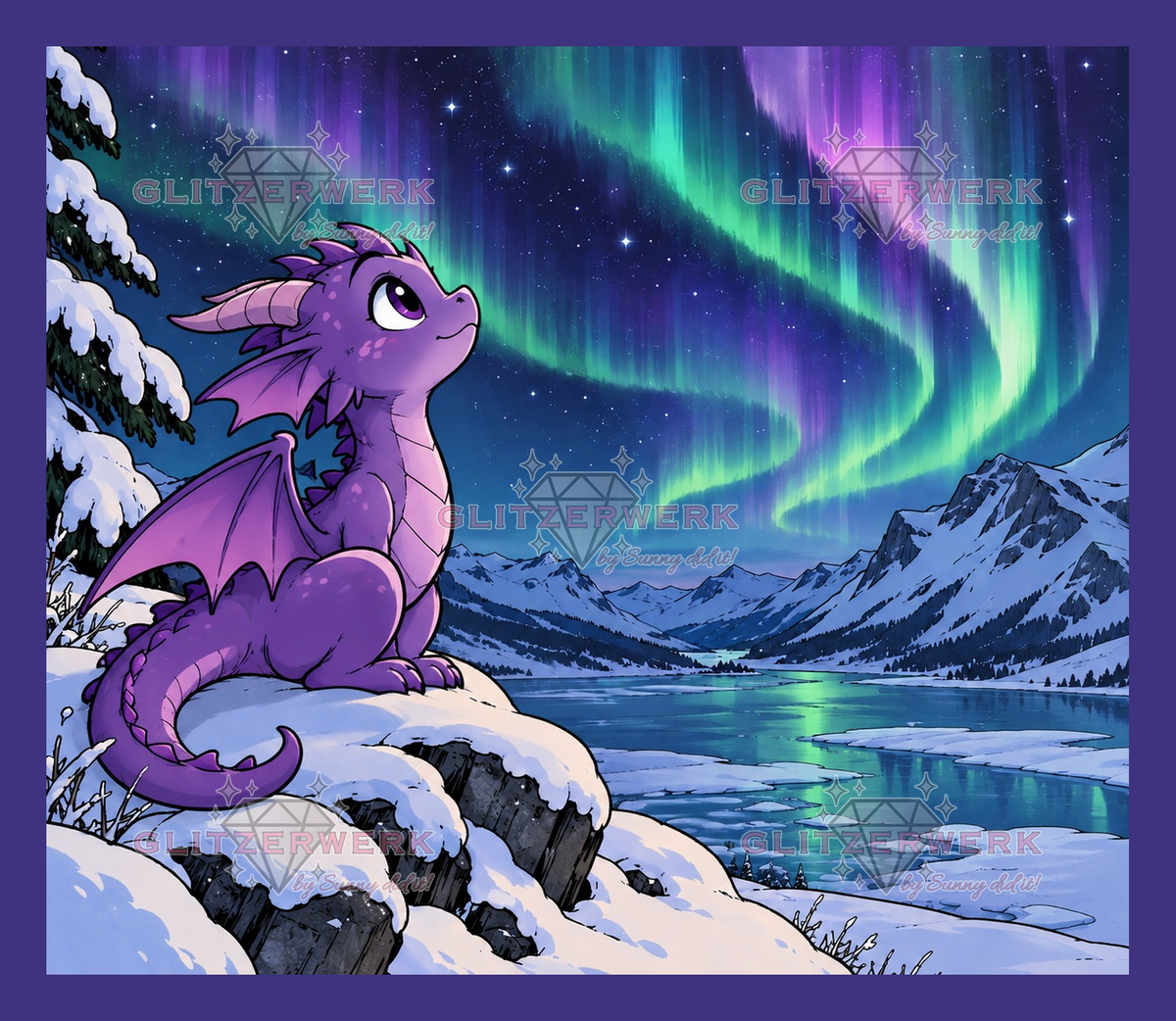 Polardrache by Tamina 35x30cm 77 Farben mit 5x Sonderfarben