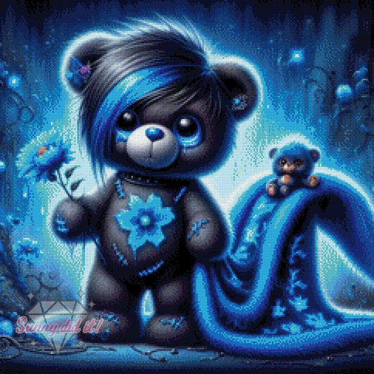 Blue Bear Emo by Sandra's KI Designs