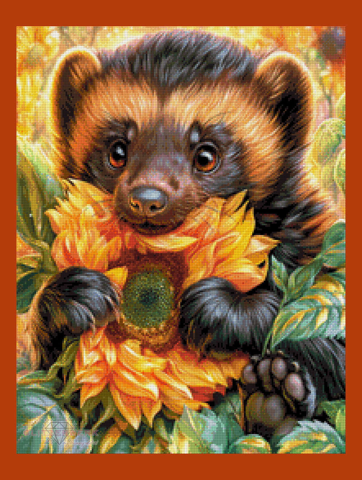 Sunflower Wolverine by Funkelreich 50x65cm 125 Farben