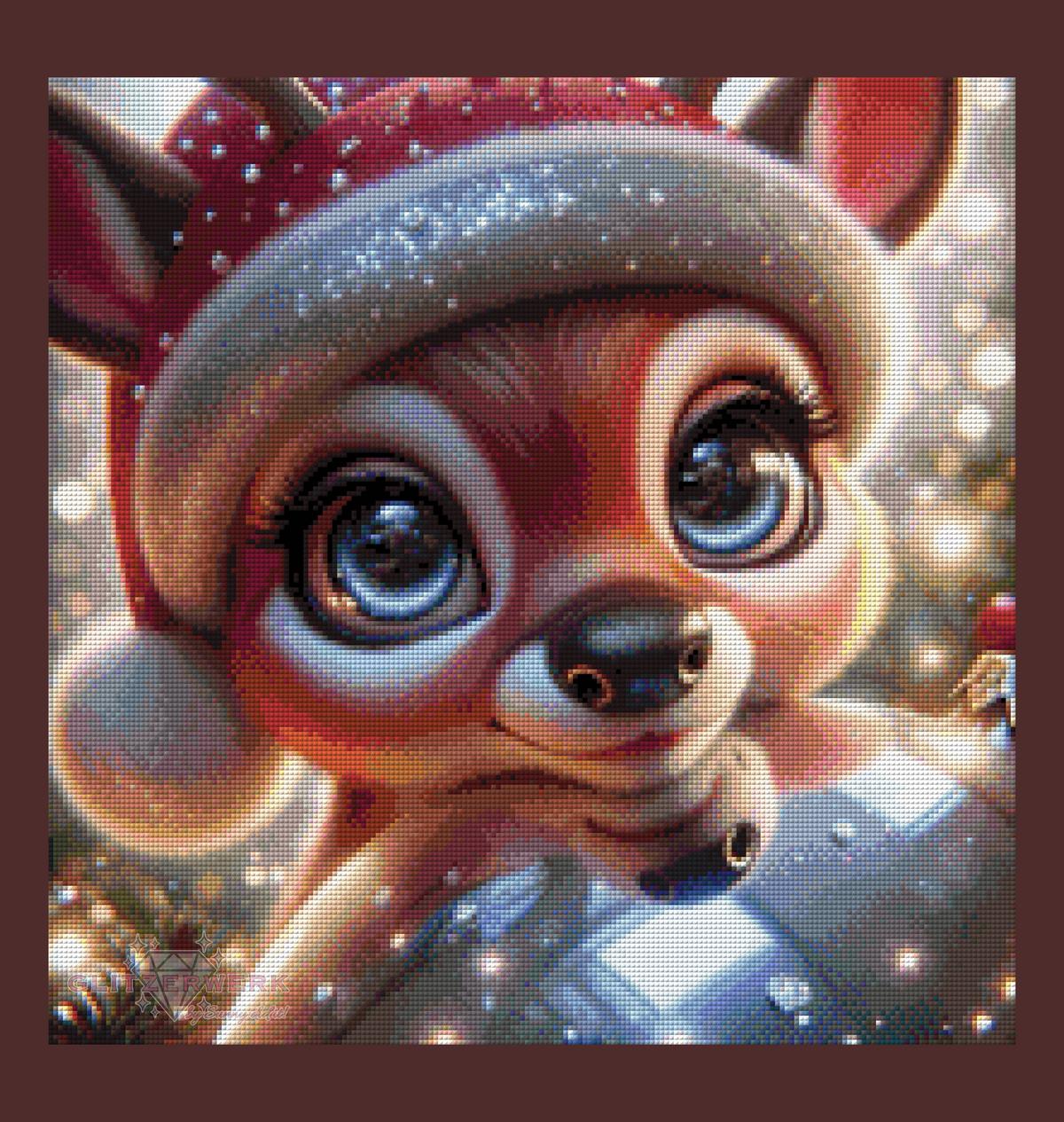 Christmas Kitz by Lexxy.ai 50x50cm 90 Farben