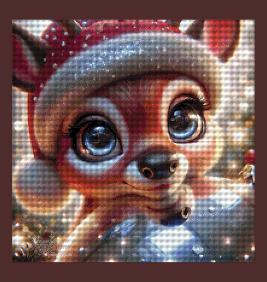 Christmas Kitz by Lexxy.ai 50x50cm 90 Farben