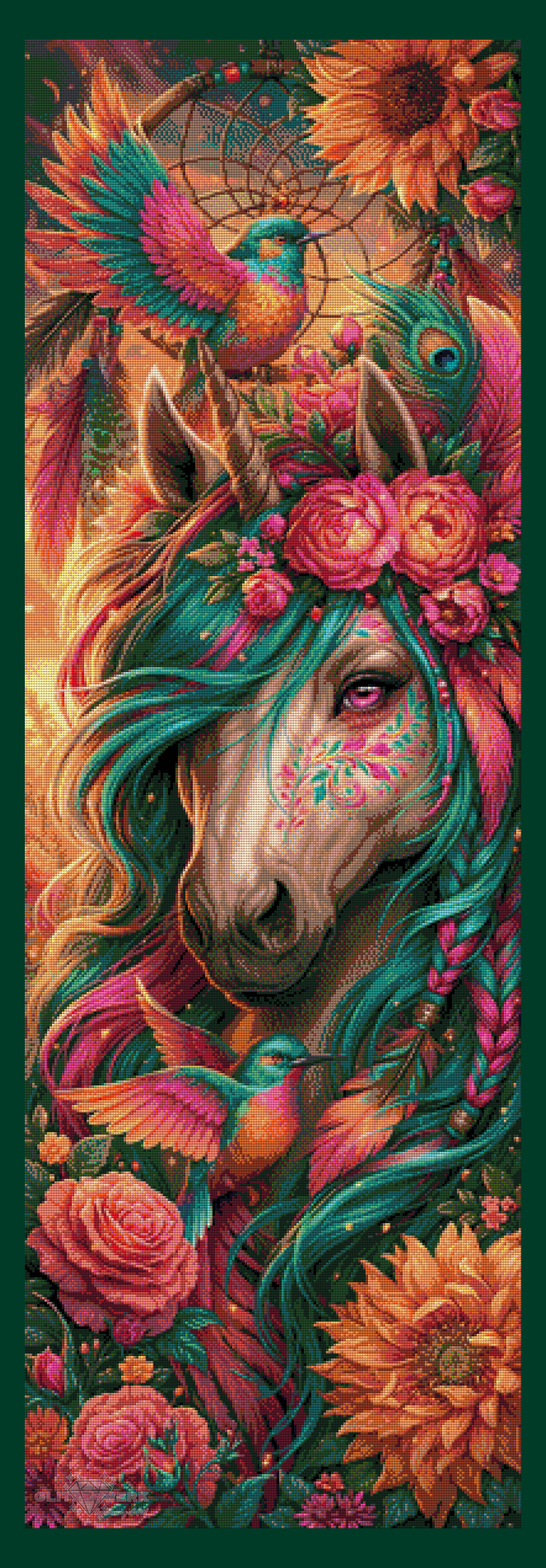 Full FairyDust Dreaming Horse by Sweet_Loco_AI 50x150cm 55 Farben