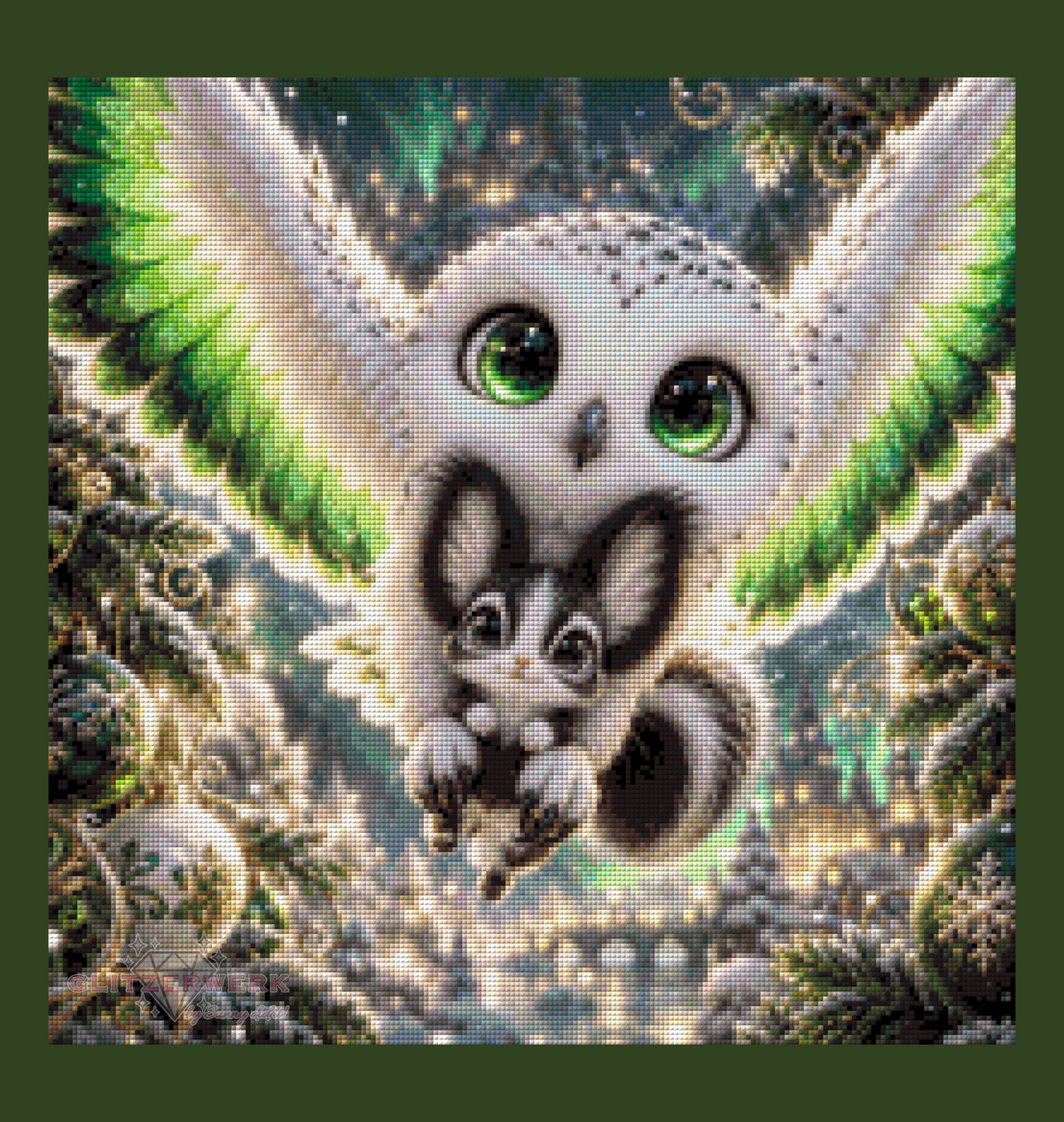 Christmas Magic by nerdylovelythings 50x50cm 100 Farben