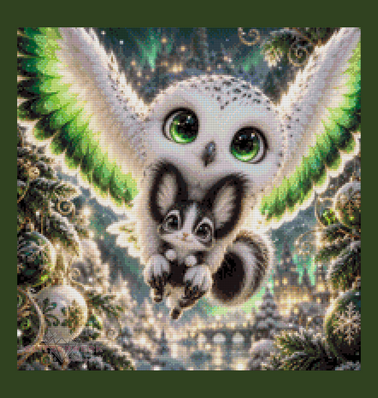 Christmas Magic by nerdylovelythings 50x50cm 100 Farben