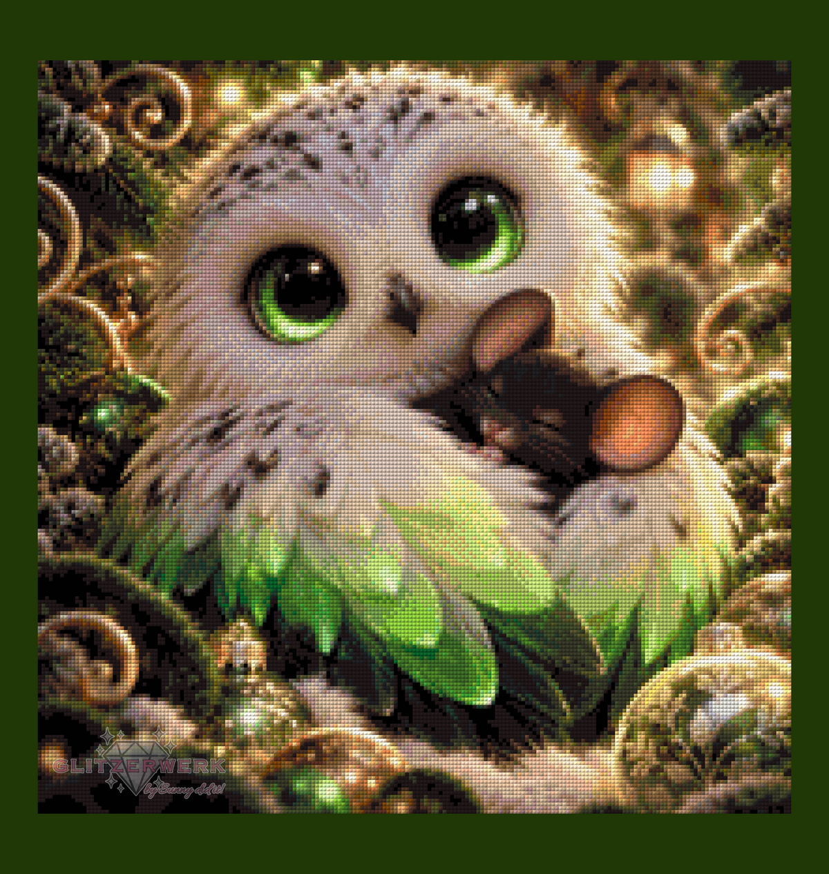 Little Christmas Friends by nerdylovelythings 50x50cm 90 Farben