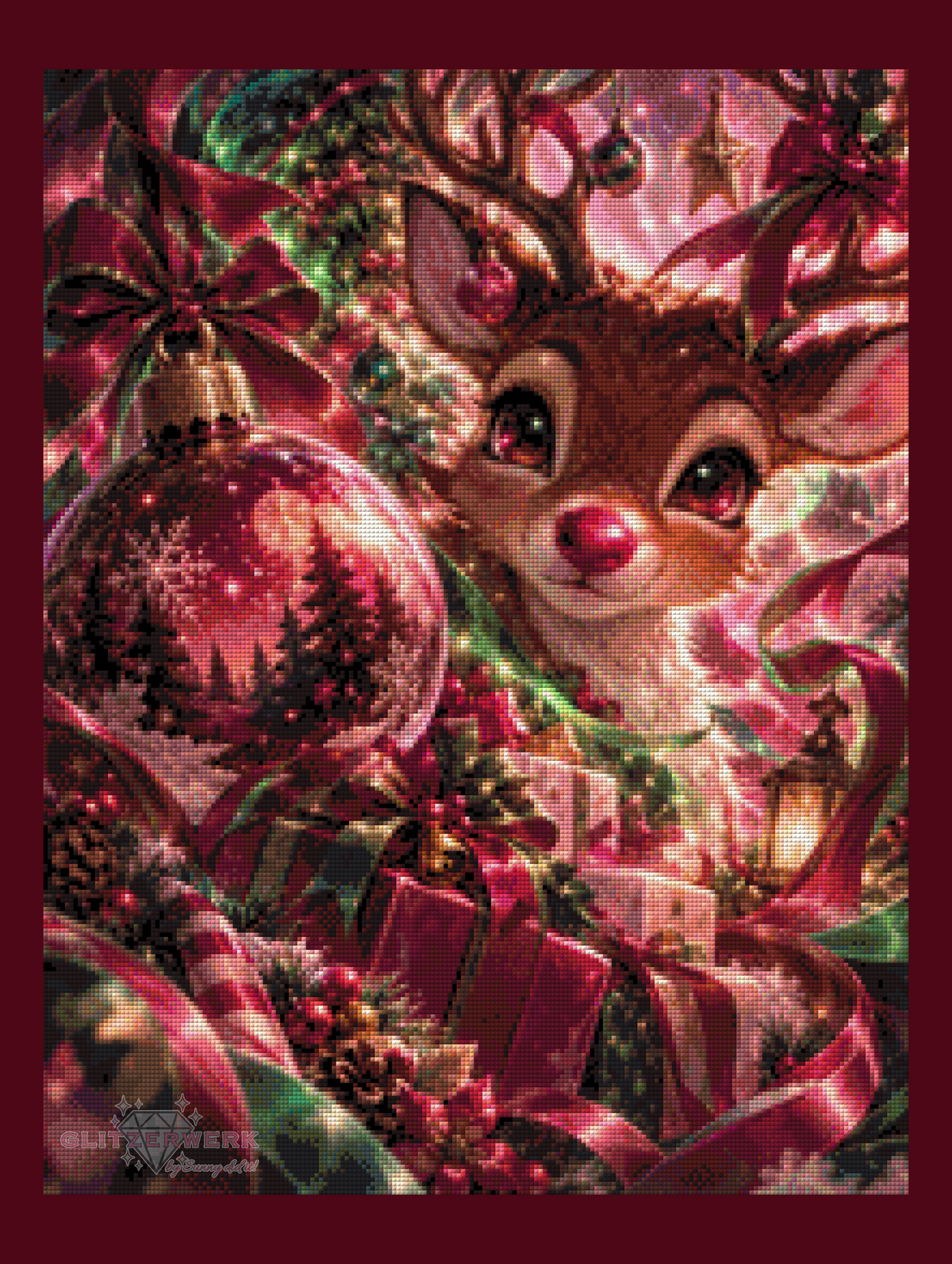 Christmas Eve by nerdylovelythings 50x65cm 100 Farben
