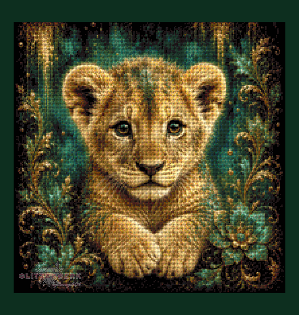 Löwenherz by CaroFelicia 50x50cm 90 Farben