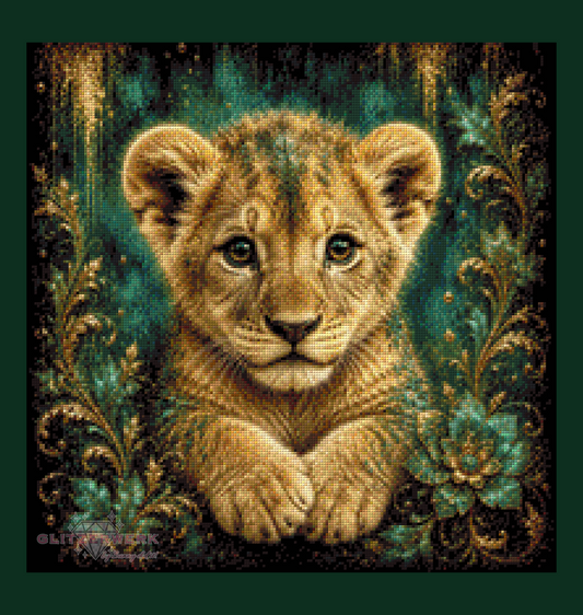 Löwenherz by CaroFelicia 50x50cm 90 Farben