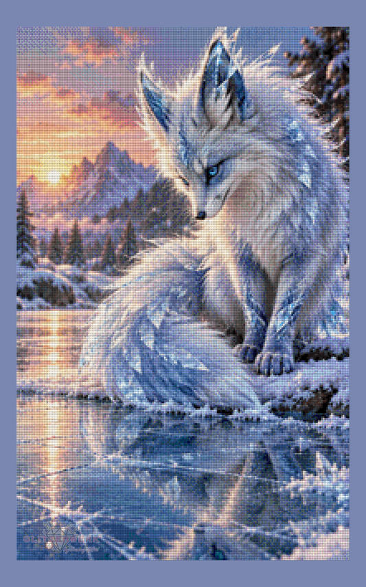 Eisfuchs by Tamina 50x80cm 120 Farben mit 4x Sonderfarben