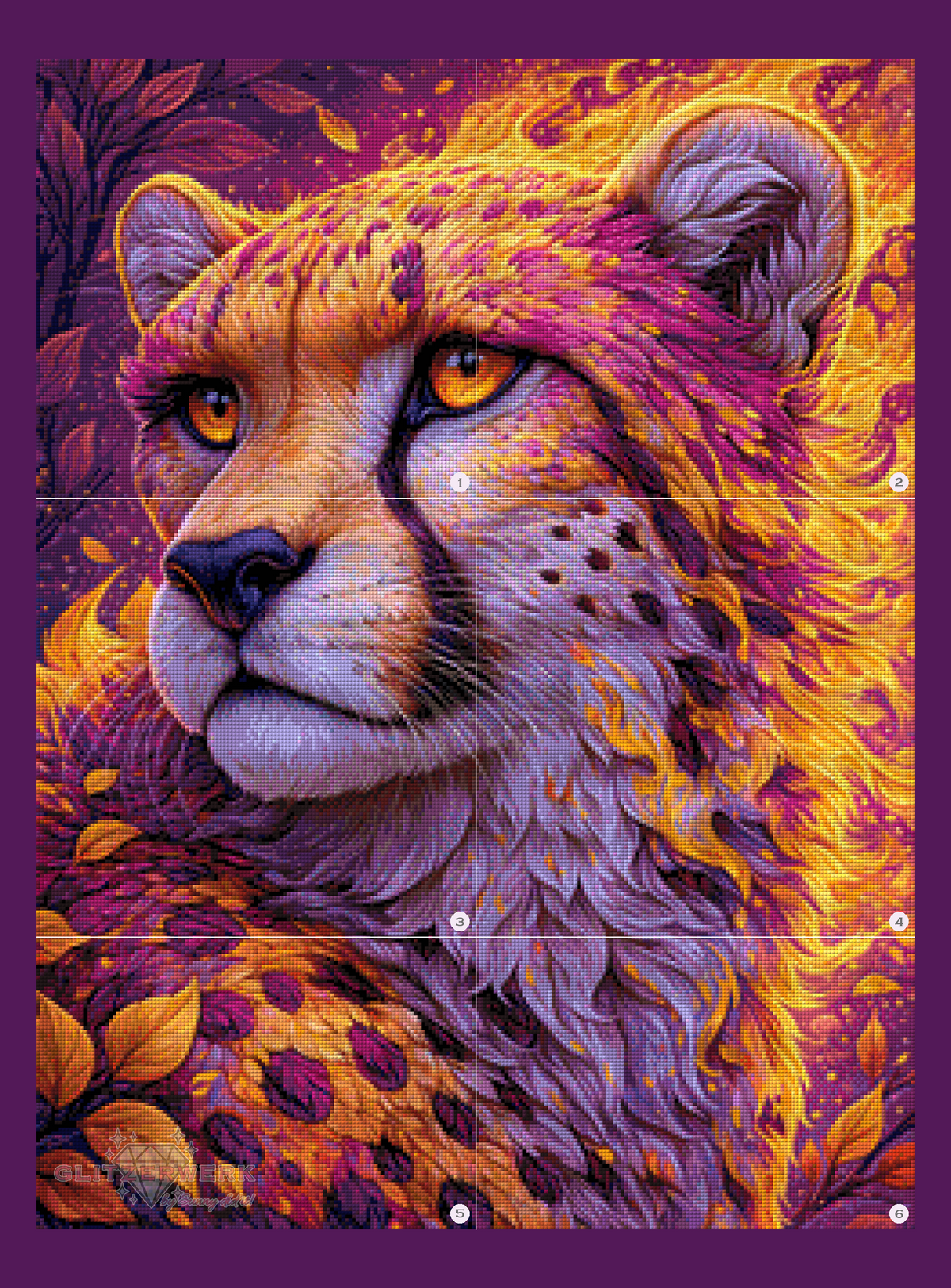 Flammenfell by Funkelreich 60x80cm 100 Farben