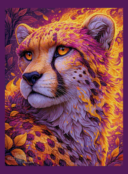 Flammenfell by Funkelreich 60x80cm 100 Farben