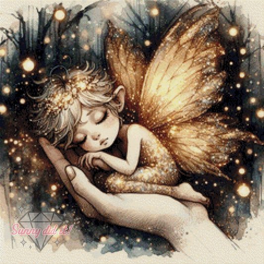 Goldenes Engelchen by Sandra's KI Designs