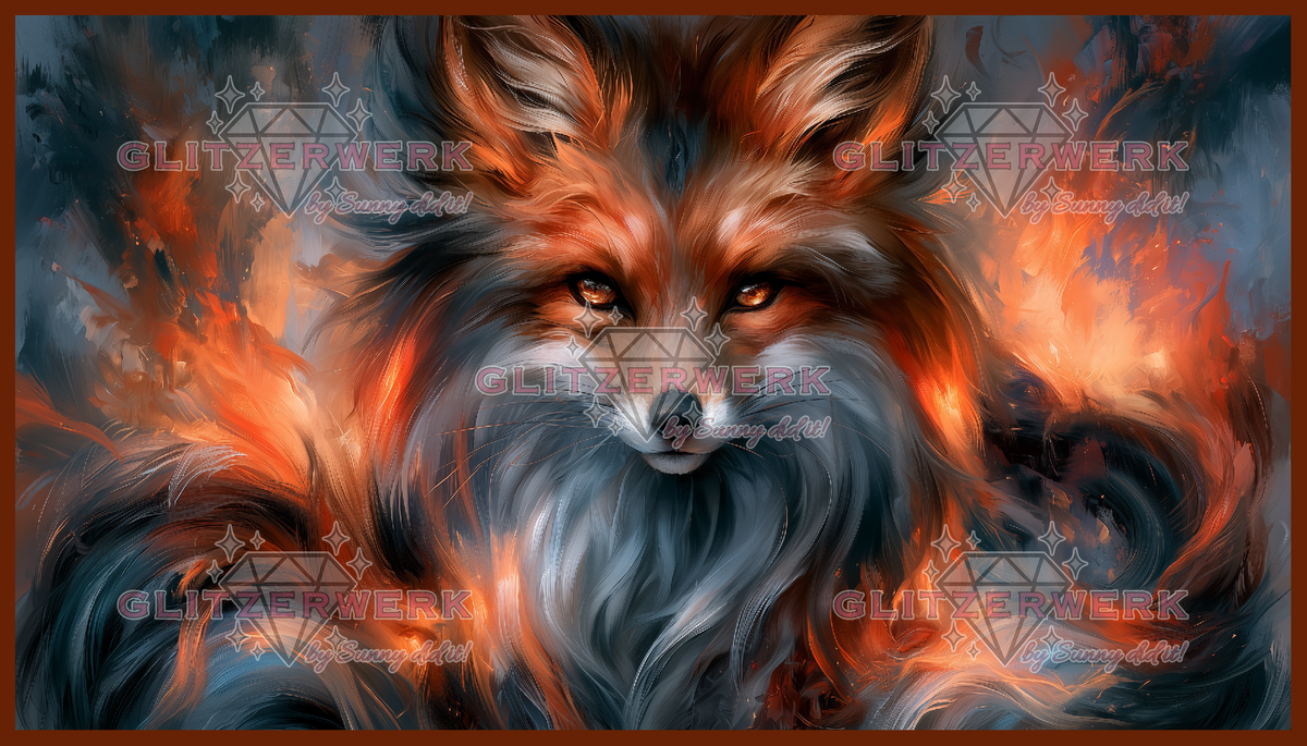 Mega Fire Fox by Sunny did it! 125x70cm 110 Farben