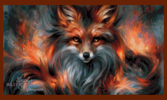 Mega Fire Fox by Sunny did it! 125x70cm 110 Farben