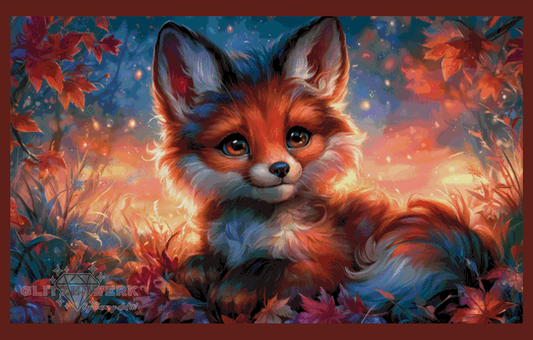 Mega Cute Fox by Sunny did it! 125x75cm 125 Farben