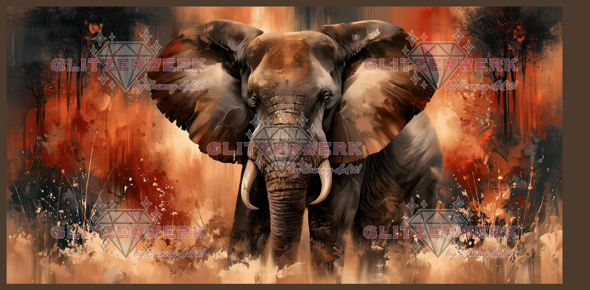 Mega Elephant by Sunny did it! 135x65cm 90 Farben