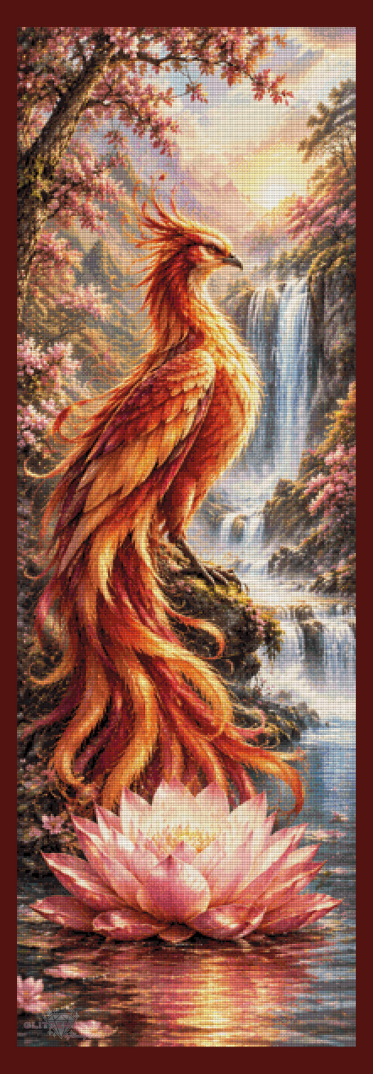 Quell der Wiedergeburt by Kaira AI Art 50x150cm 140 Farben