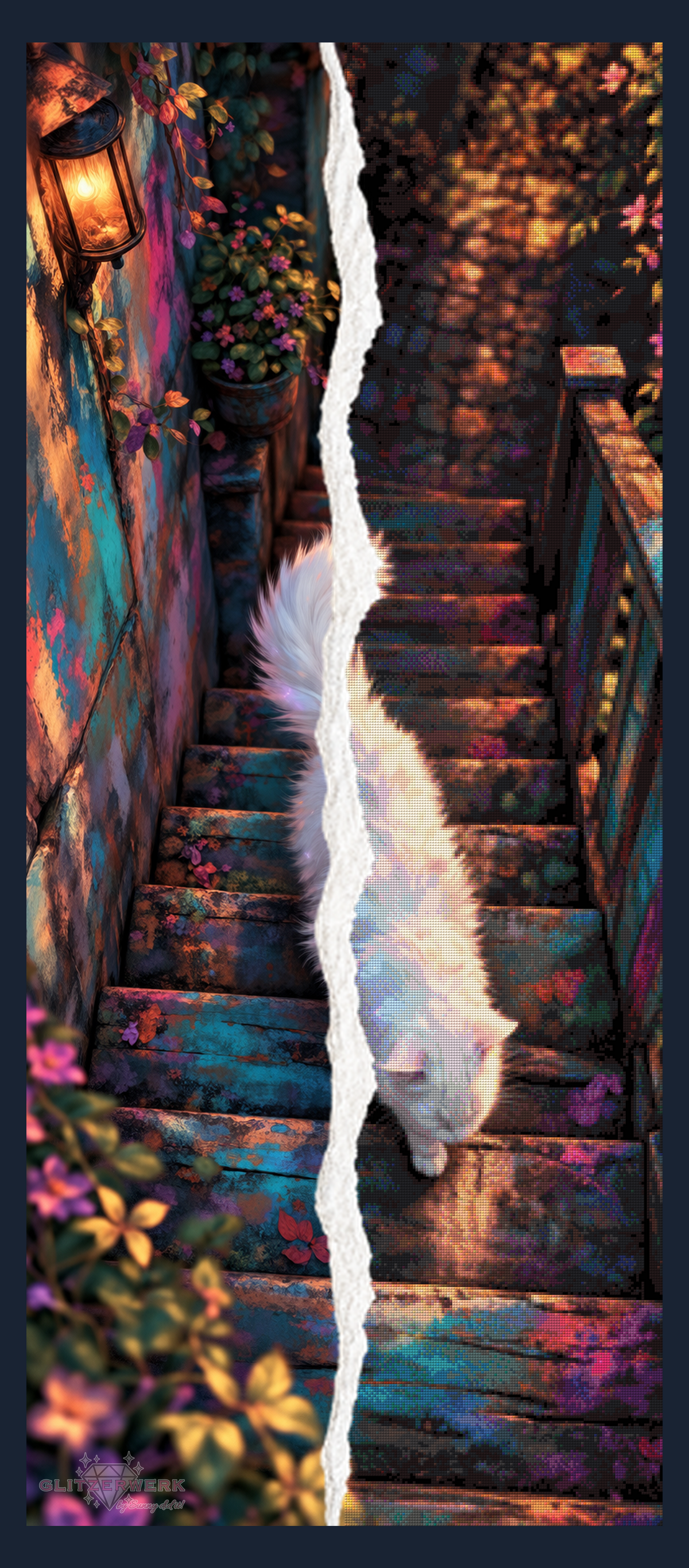 Streifzug durch die Nacht by Tiki_DIAMONDS.ai 60x140cm 135 Farben