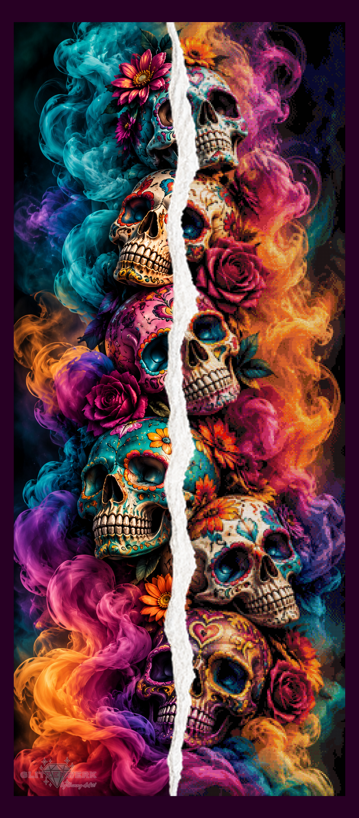 Souls of Smoke by Glitzerzwerk 60x140cm 140 Farben