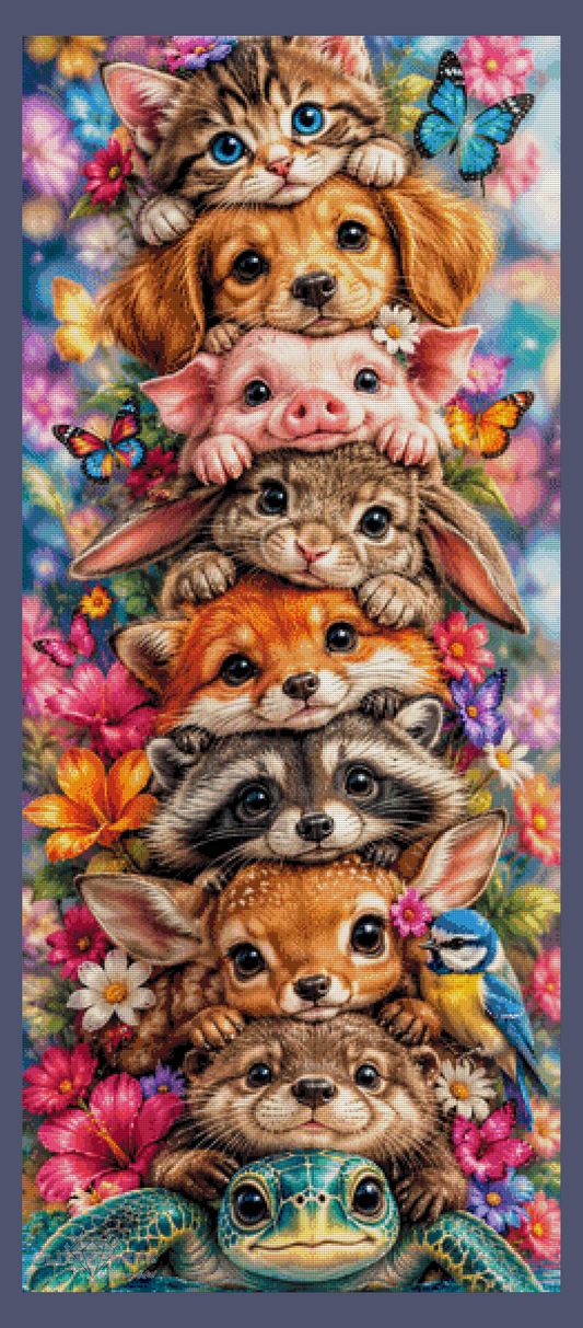 Tierische Kuschelpyrtamide by Glitzerzwerk 60x140cm 140 Farben