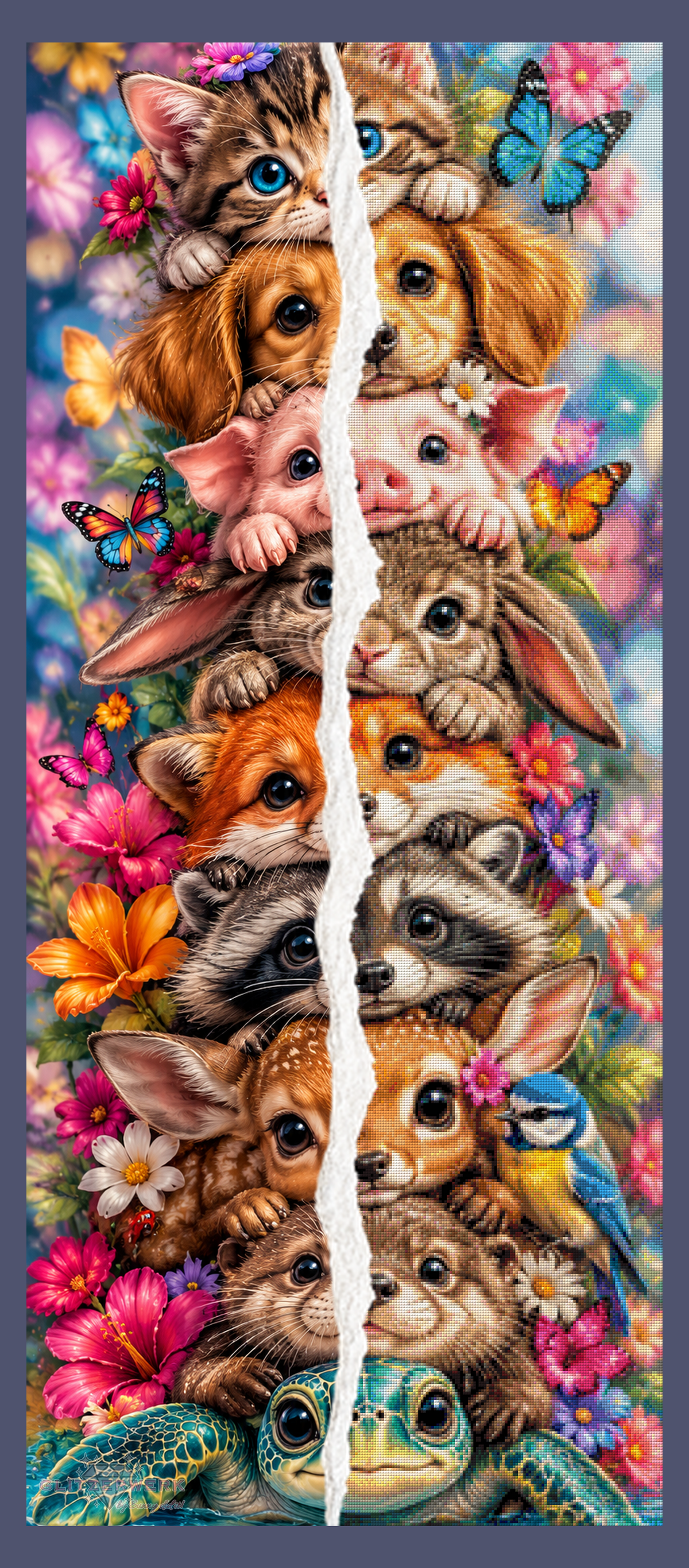 Tierische Kuschelpyrtamide by Glitzerzwerk 60x140cm 140 Farben