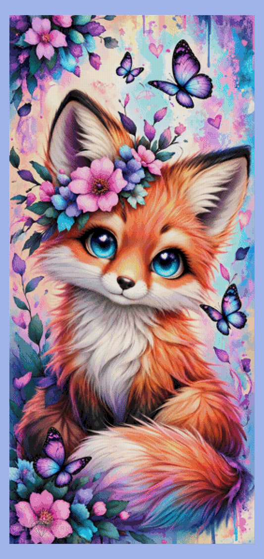 Fuchszauber by Tiki_DIAMONDS.ai 65x140cm 165 Farben
