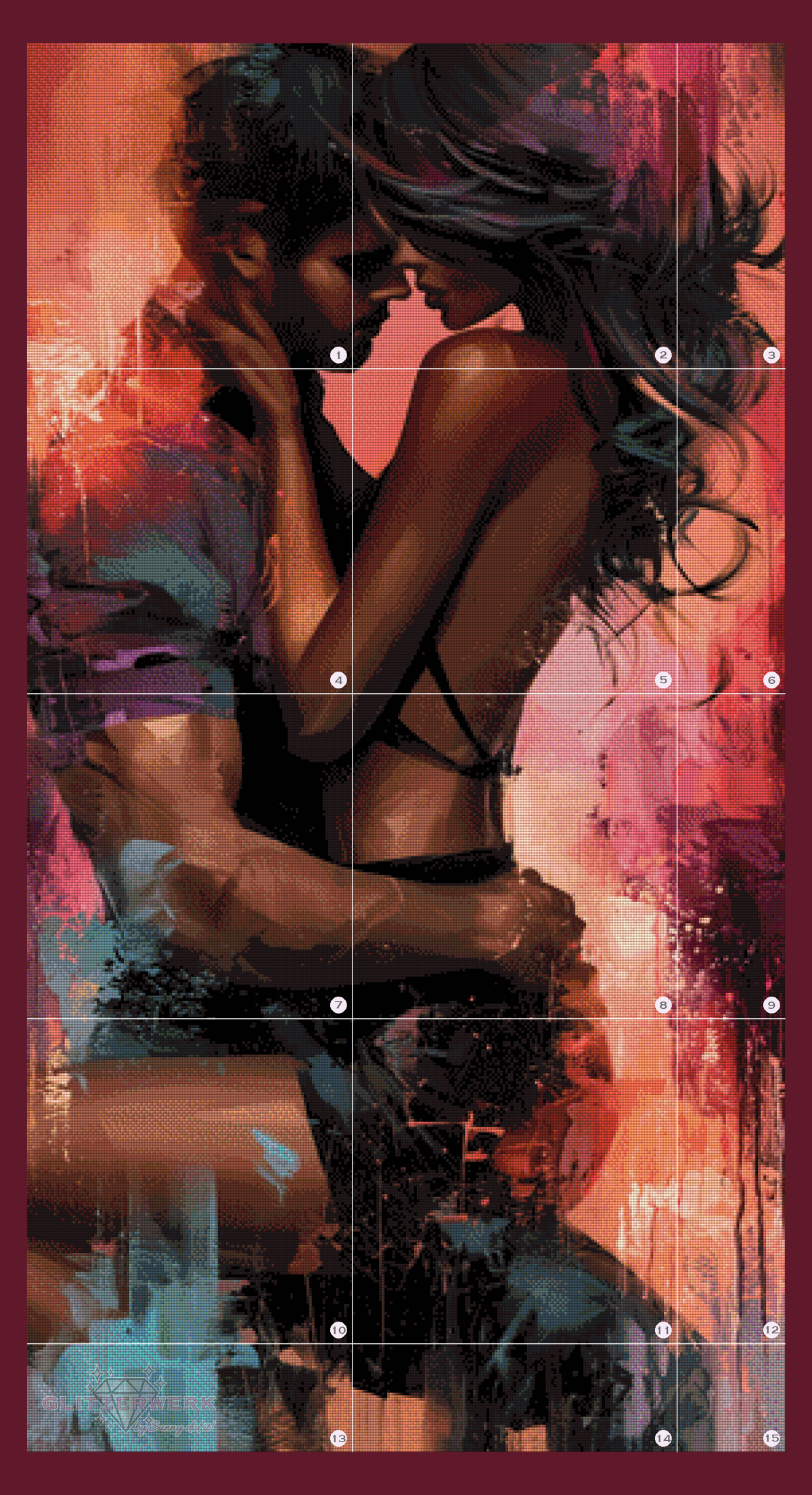 Colors of Passion by Sunny did it! 70x130cm 105 Farben