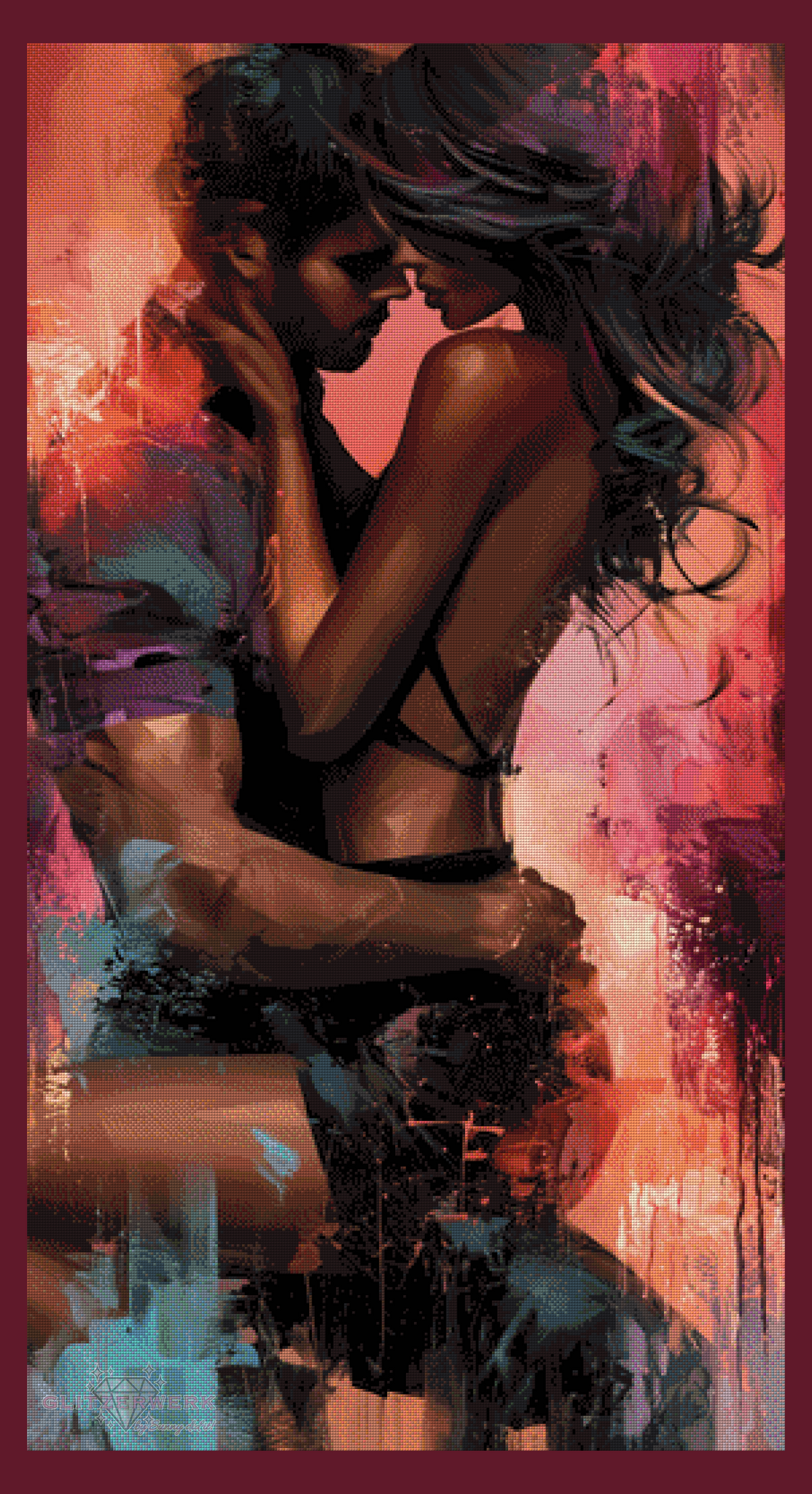 Colors of Passion by Sunny did it! 70x130cm 105 Farben