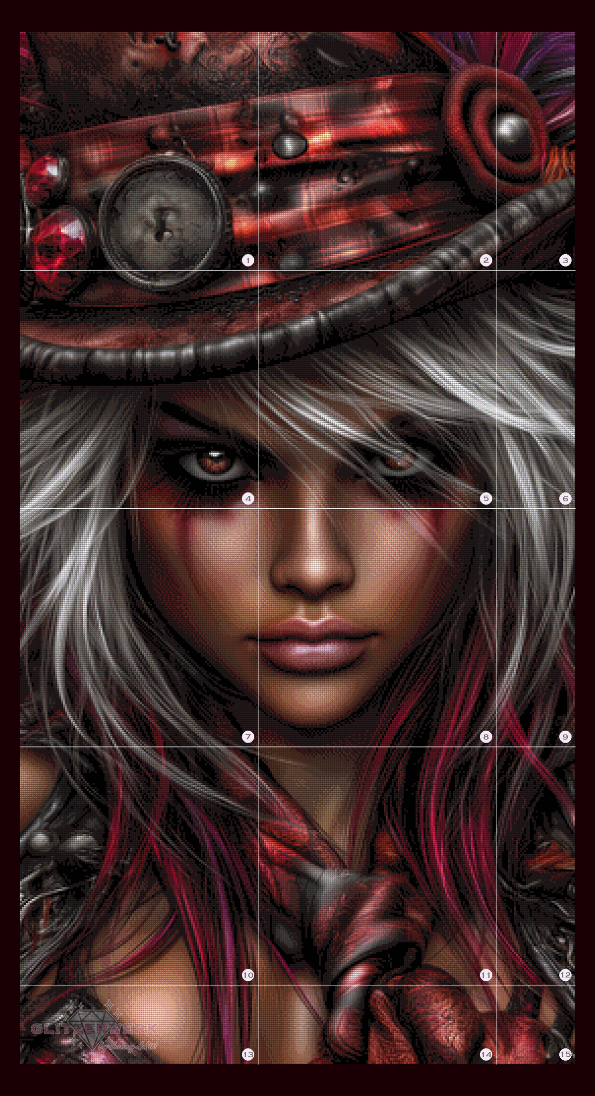 Iron Rebel by Sunny did it! 70x130cm 130 Farben
