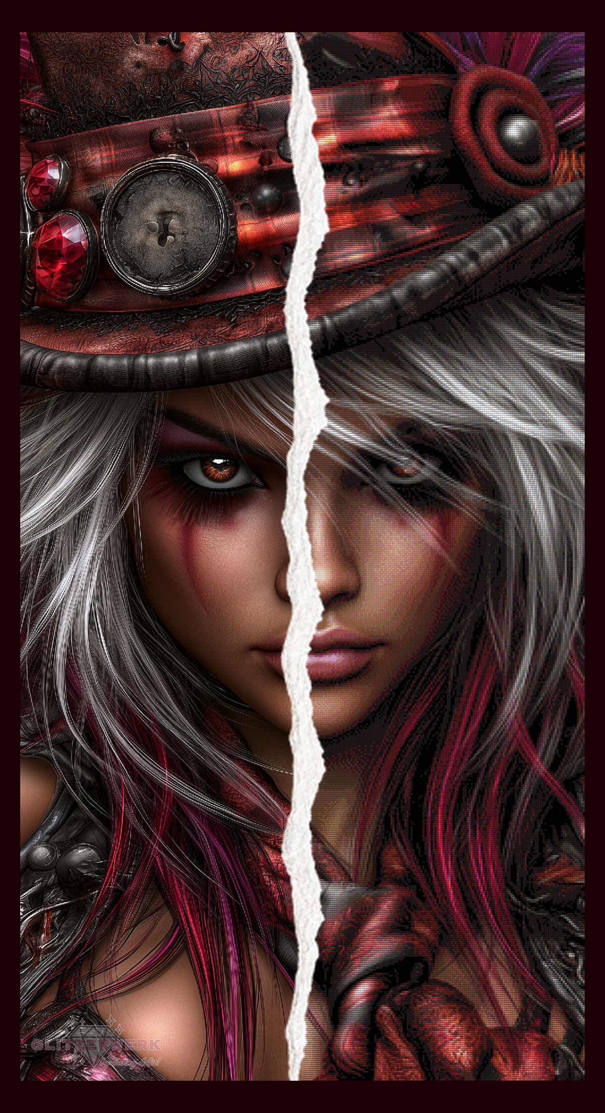 Iron Rebel by Sunny did it! 70x130cm 130 Farben