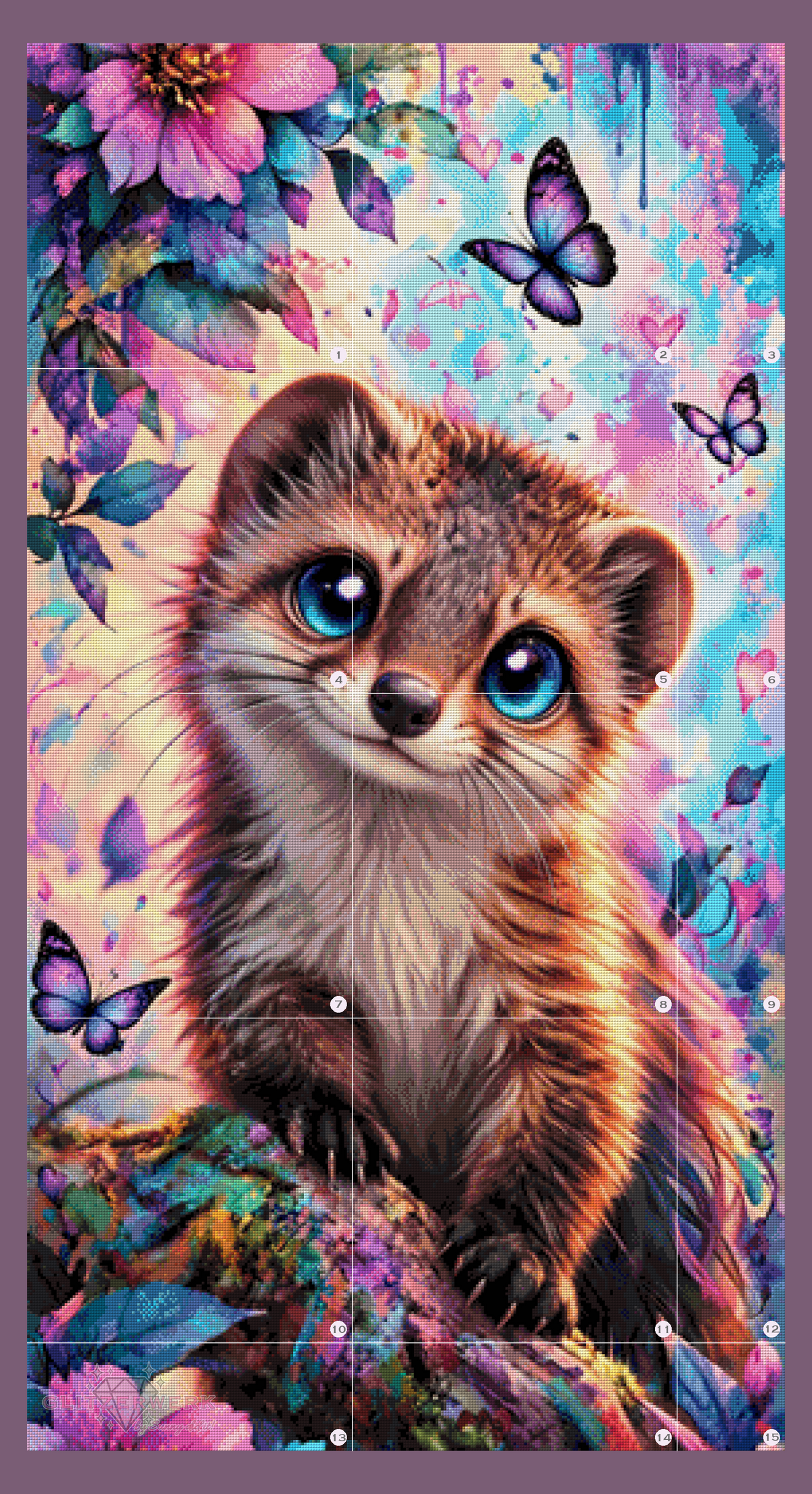 Fluffy Wonder by Tiki_DIAMONDS.ai 70x130cm 140 Farben