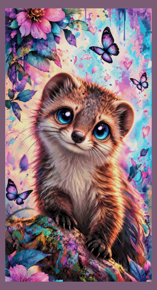 Fluffy Wonder by Tiki_DIAMONDS.ai 70x130cm 140 Farben