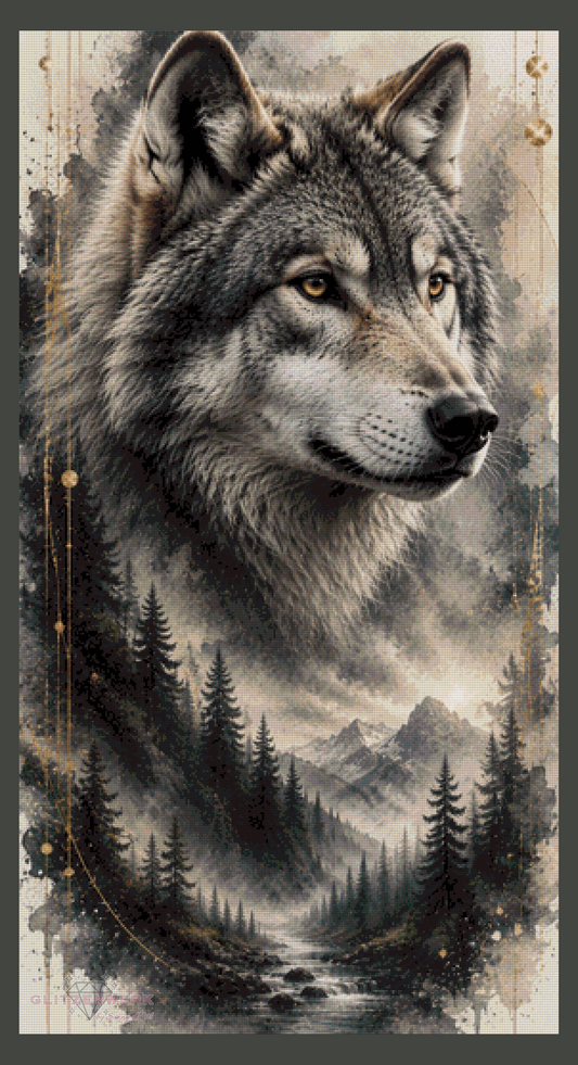 Wächter der Wälder by Kaira AI Art 70x130cm 75 Farben