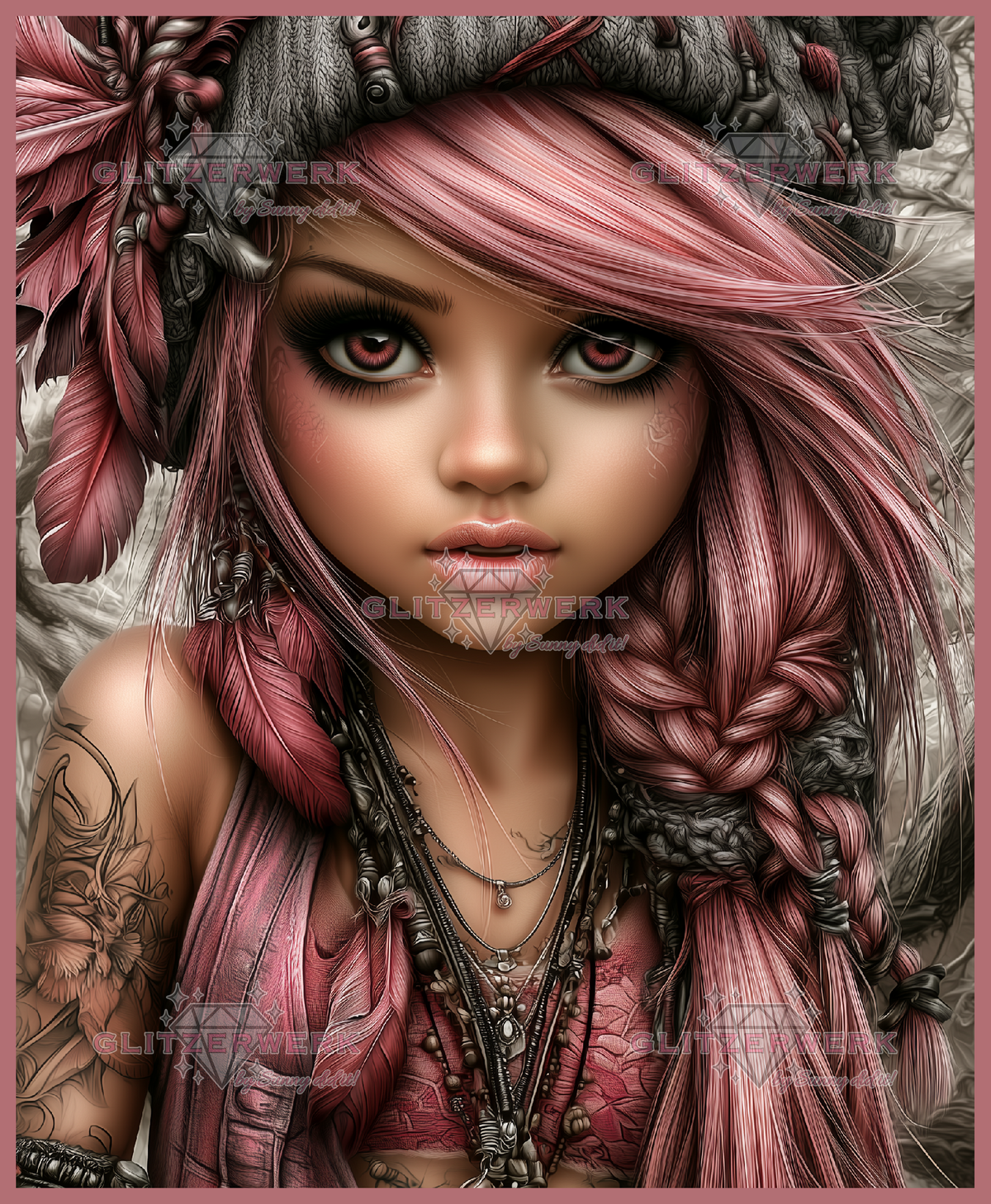 Wild Beauty by Sunny did it! 90x110cm 115 Farben