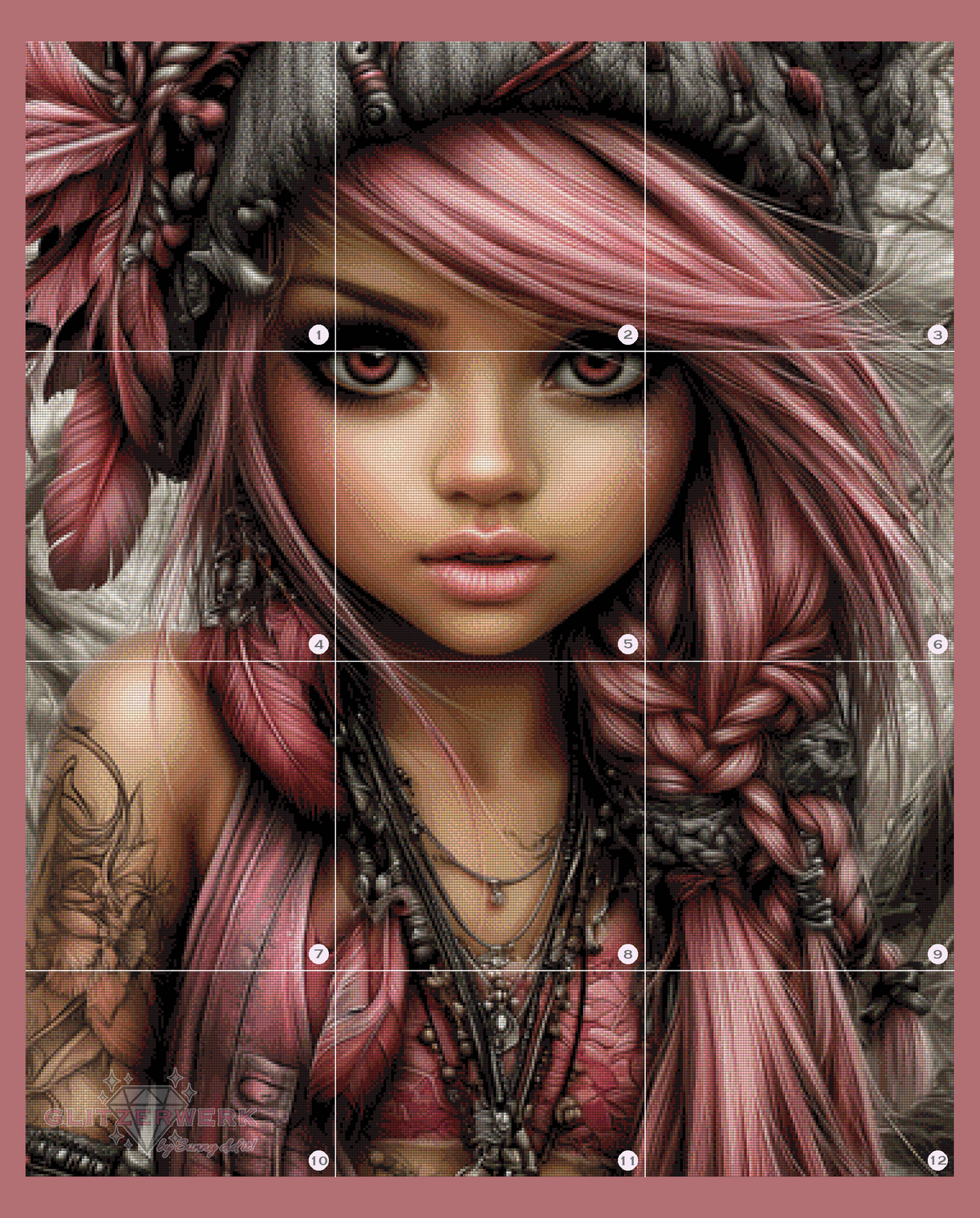 Wild Beauty by Sunny did it! 90x110cm 115 Farben