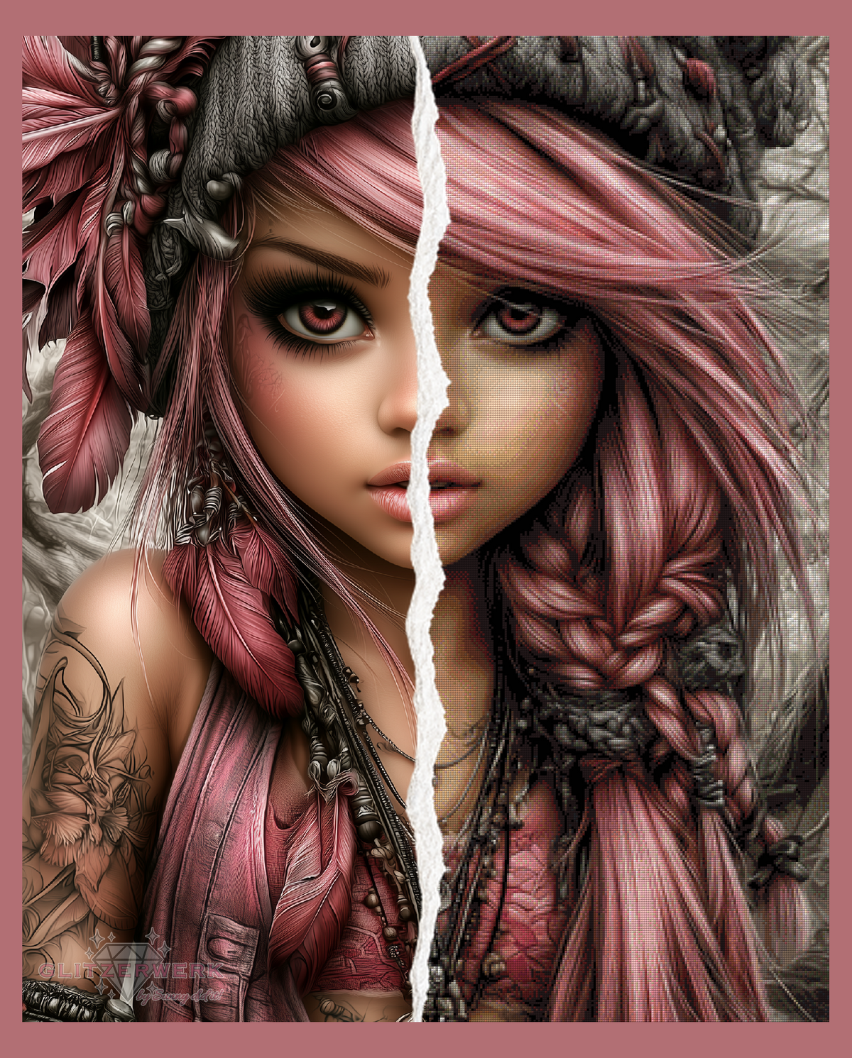 Wild Beauty by Sunny did it! 90x110cm 115 Farben