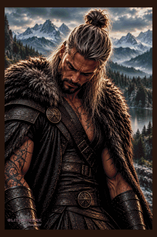Heart of the Warrior by DieKleene.Ai 80x120cm 125 Farben