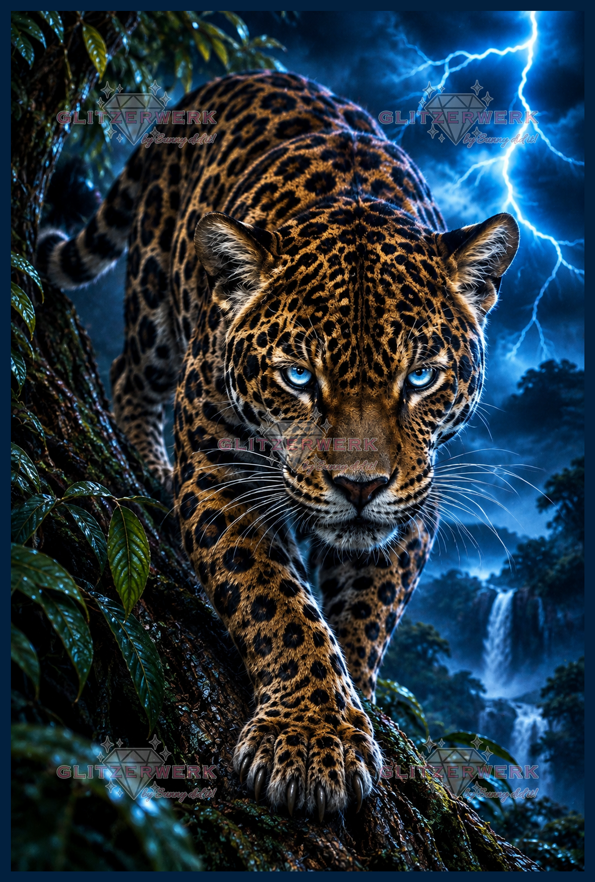 Schattenjäger by Kaira AI Art 80x120cm 175 Farben