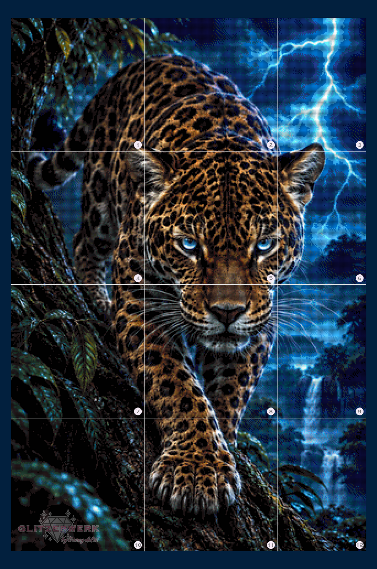 Schattenjäger by Kaira AI Art 80x120cm 175 Farben